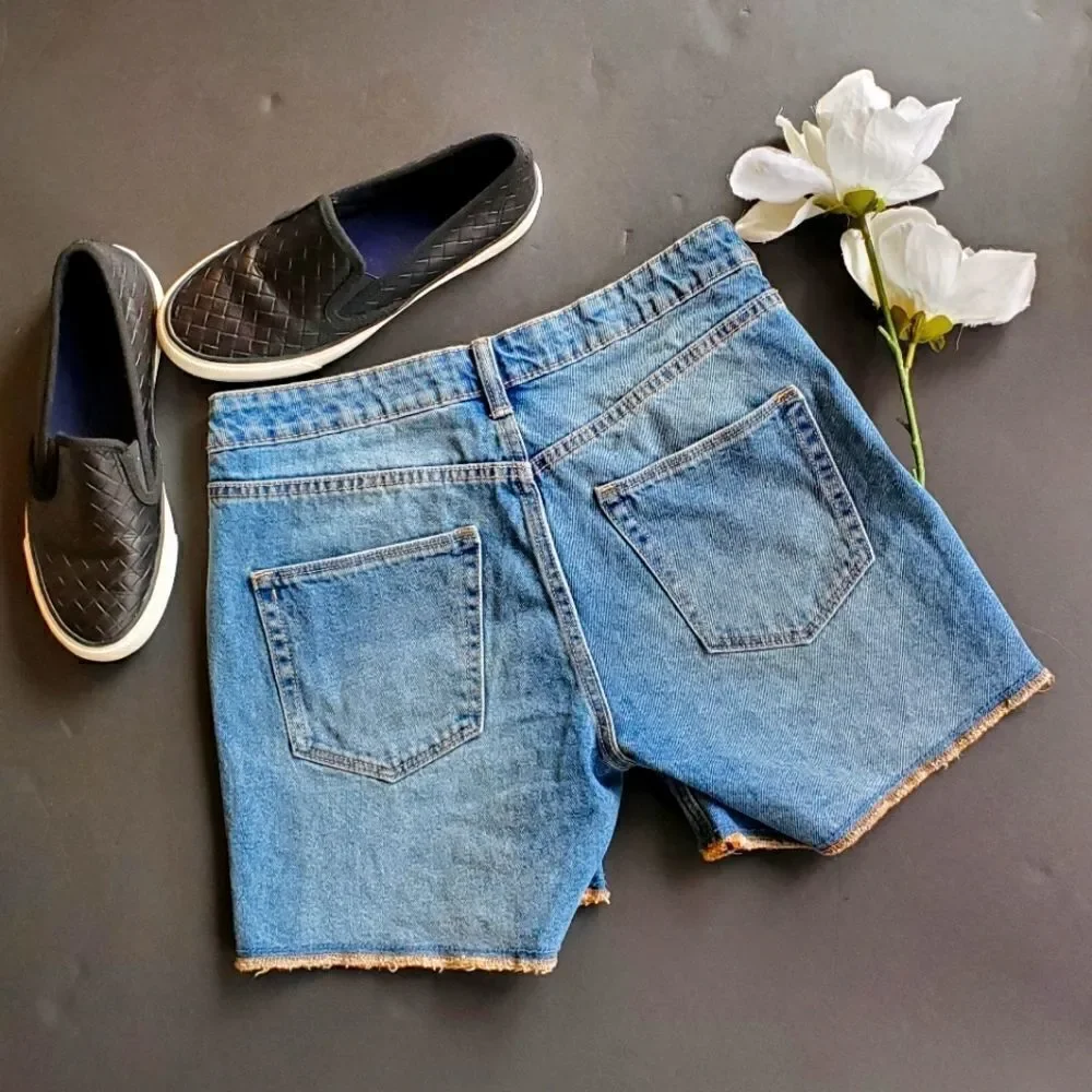 H&M Mid Cut Jean Shorts